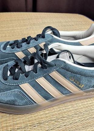 Оригінал 100% чоловічі кроссівки adidas gazelle indoor"shadow green"(розмір 41⅓-26см).
