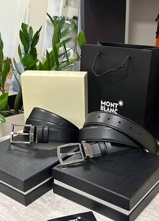 Ремінь montblanc чоловічий повний комплект бутика ремень