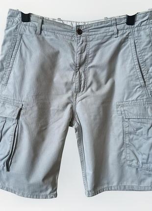 Мужские винтажные шорты карго levi's оригинал серые y2k / шорти карго левіс w34 винтаж