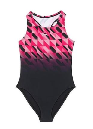 13-15лет сплошной купальник для плавания, бассейна slazenger