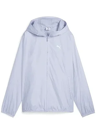 Ветровка женская puma ess regular windbreaker голубая