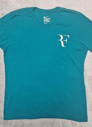 Футболка nike roger federer rf logo tee (розмір m) — оригінал
