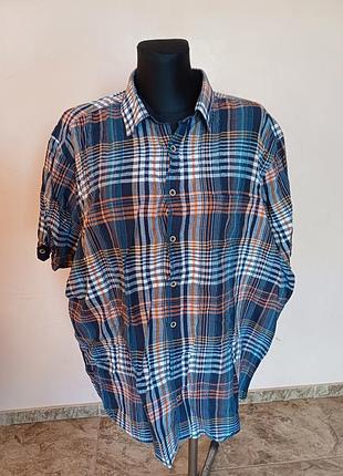 Чоловіча сорочка в клітинку bexleys man, розмір xl