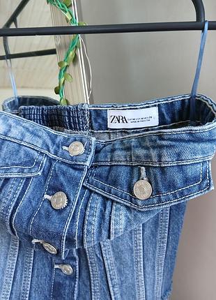 Джинсовий топ від zara