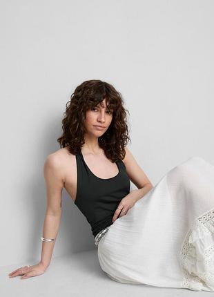 Топ-халтер в рубчик primark розмір хл