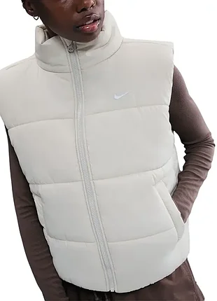 Жилет жіночий nike w nsw tf synfl nk clsc vest кремовий fz5922-072