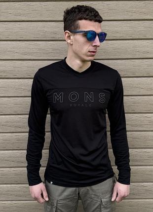 Оригінальний вовняний лонгслів джерсі  mons royale redwood enduro vls merino air-con mtb s