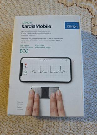 Умный кардиограф alivecor kardiamobile ekg (беспроводная машина для экг, портативный ручной монитор экг)