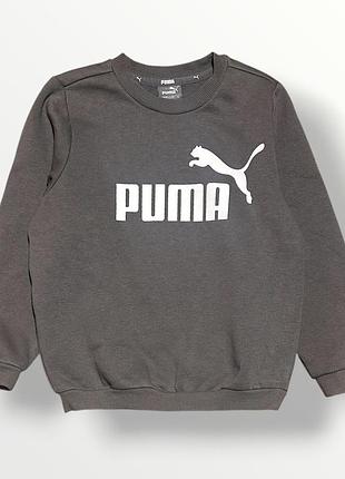 Оригінальний дитячий світшот puma утеплена кофта на флісі 2-3 роки