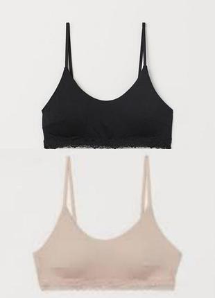 Комплект бесшовных браллетов от h&amp;m
