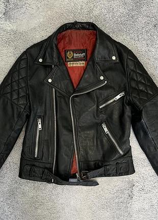Вінтажна шкіряна косуха belstaff perfecto cafe racer biker