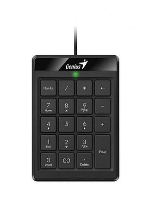 Клавіатура числова genius numpad 110 дротова чорний