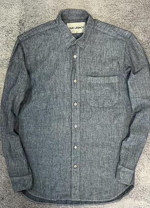 Оригінальна сорочка our legacy ss15 japan fabric hemp organic cotton 46