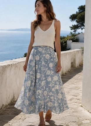 Вишукана вінтажна  спідниця максі laura ashley