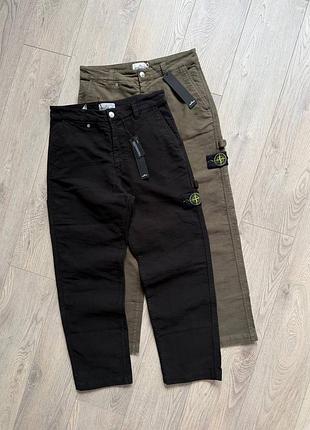 Чоловічі штани stone island з патчем