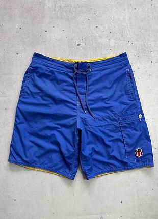 Polo jeans co ralph lauren swim shorts blue men’s m vintage beach y2k чоловічі пляжні шорти поло оригінал