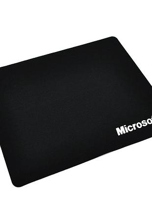 Коврик 240*200 тканевой microsoft, толщина 2 мм, цвет black, пакет