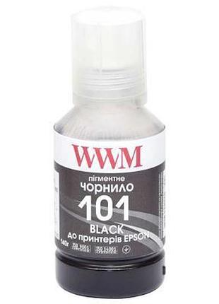 Ve чернила wwm пигментные черные new version 140мл совместимые для принтеров epson для печати документ n6w_ver