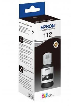 Ve контейнер с чернилами epson new version 112 ecotank черный пигментный картридж для принтера чернил n6w_ver