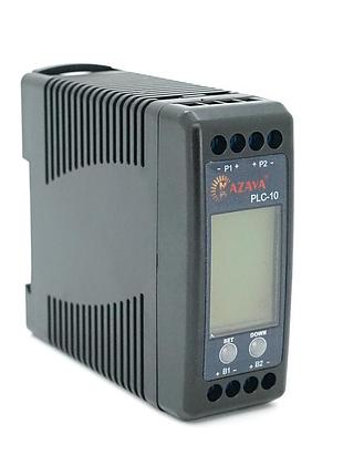 Балансир plc-10 для акумуляторних батарей agm, gel, li-ion, carbon, lefepo4, 24v, 10a, lsd індикація, 85x75x30mm