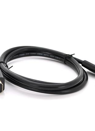 Удлинитель merlion hdmi(папа)-hdmi(мама) veggieg 0.5m, v2.0, od-7.0mm, круглый, black, коннектор black, (пакет)