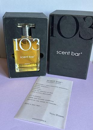 Духи оригінал ніша унісекс scent bar 103