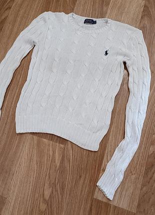 Вязаный женский свитер polo ralph lauren