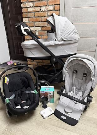 Коляска cybex balios s / візок cybex 3 в 1