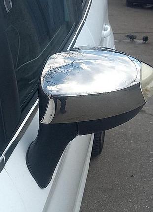 Накладки на зеркала (2 шт, нержавейка) для ford kuga 2008-2013 гг
