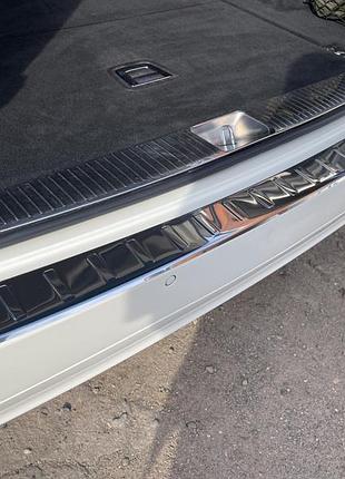 Накладка на задній бампер carmos (sw, нерж) для mercedes e-сlass w211 2002-2009 рр
