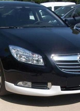 Передня нижня накладка (під фарбування) для opel insignia 2008-2017 рр