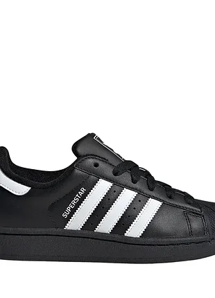 Кроссовки женские adidas superstar ii j черные