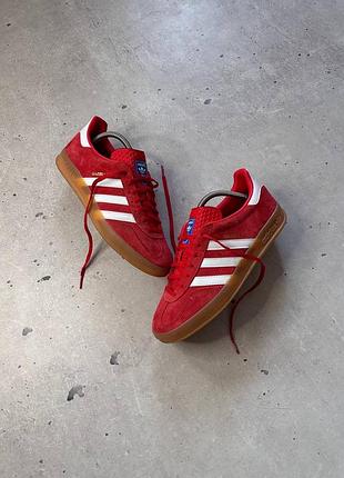 Adidas gazelle red original кросівки адідас газель в червоному кольорі оригінал