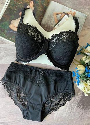 Комплект нижнего женского белья f lanny mode 11676 черного цвета 85f