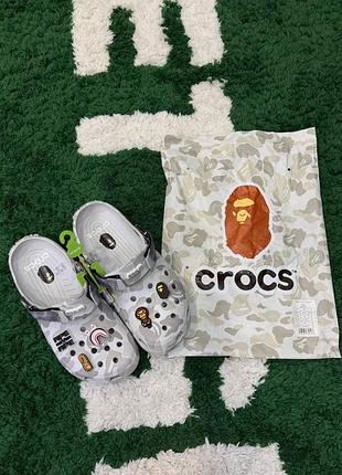Bape crocs/крокси бейп/крокси unisex