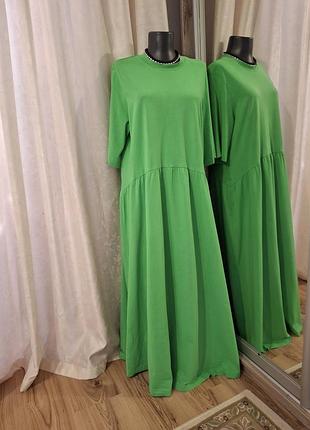 Котоновое платье 👗 майка