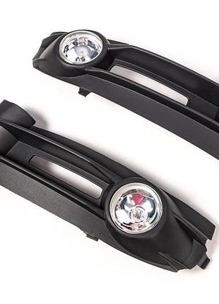 Комплект протитуманних фар (з led лампою) для volkswagen caddy 2004-2010 рр