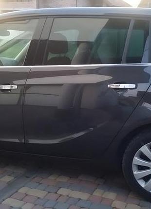 Накладки на ручки (4 шт) omsaline - італійська нержавійка для opel zafira b 2005-2011 рр