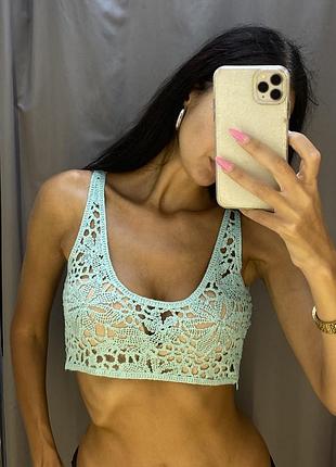 Топ zara вʼязаний s новий