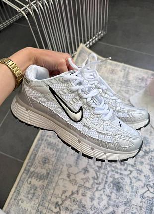 Nike p-6000 silver white