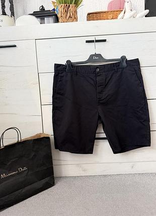 Чоловічі чорні базові шорти chino primark 38 р