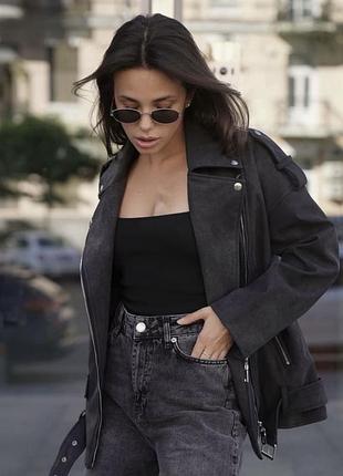 Косуха кожанка бомбер куртка курточка женская zara mango bershka pull&bear cher17 one by one gepur h&m stradivarius vloria stimma