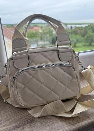 Нова бежева маленька сумочка 👝