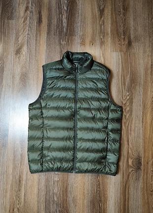 Чоловіча жилетка uniqlo ultra light down (розмір m, колір хакі)