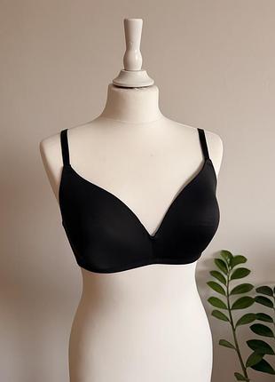 Мереживний бюстгальтер h&m чорний 80c