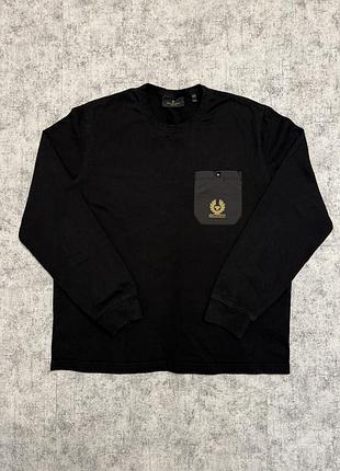 Лонгслів, кофта belstaff pocket long-sleeved t-shirt (оригінал)
