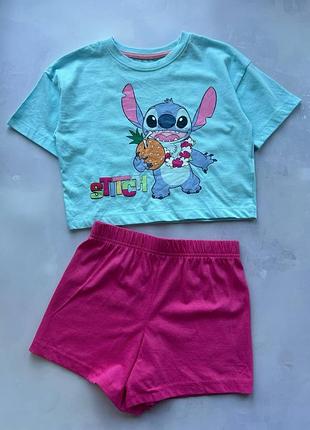Піжама на дівчинку літня стіч stitch disney&primark р.116 см (5-6 років)