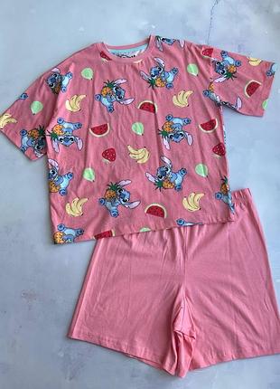 Піжама на дівчинку літня стіч stitch disney&primark р.166 см (14-15 років)