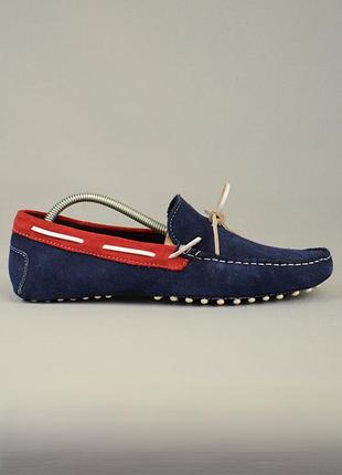 Asos design driving туфлі мокасини лофери топсайдери чоловічі шкіряні замшеві сині легкі весна літо 43 р/28 см hilfiger sebago timberland