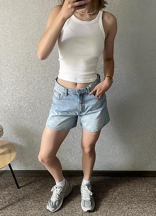 Жіночі джинсові шорти pull&bear